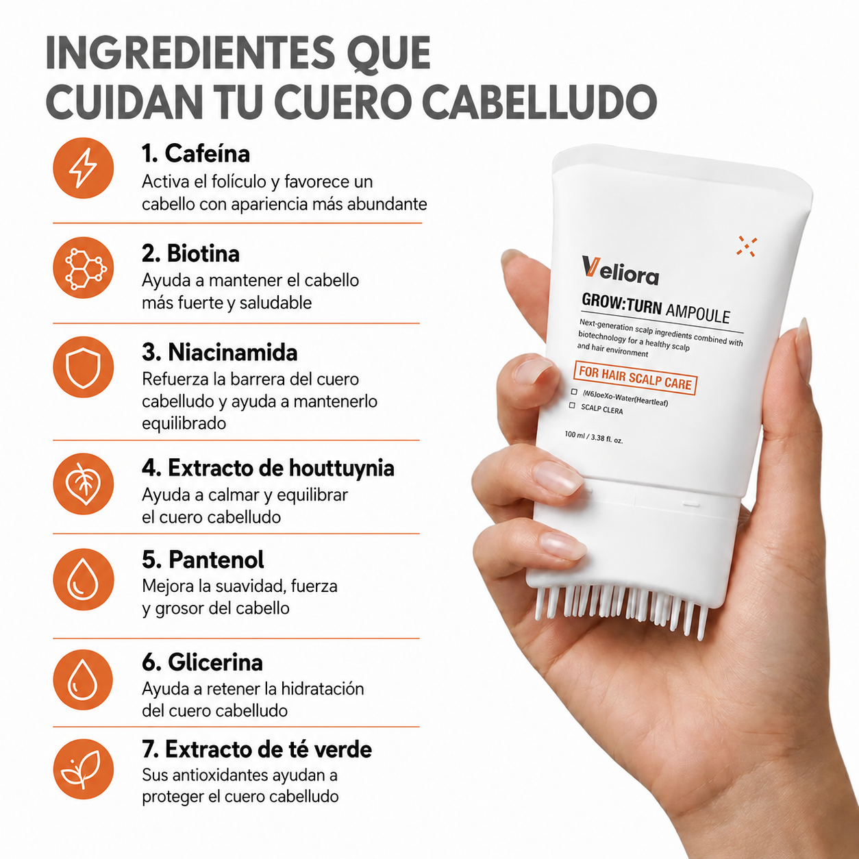 Veliora™ Sérum Capilar Coreano